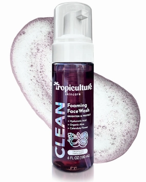 Clean Teen Face Wash for Teens, Tweens, & Kids | Tropical Twilight Foaming Facial Cleanser | Natural Face Cleanser for Sensitive Skin | Non Toxic Skin care for Teens | Gentle & Hydrating