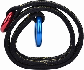 Climbing Lanyard, Climbing Rescue Wire Lanyard with Two Hanging Rings for On Tree Garden Work