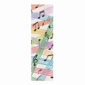 Colorful Cartoon Sheet Music Grip Tape roll Skateboard Waterproof pro Scooter Grip Tape 33×9 Inch Cinta de agarre para patineta