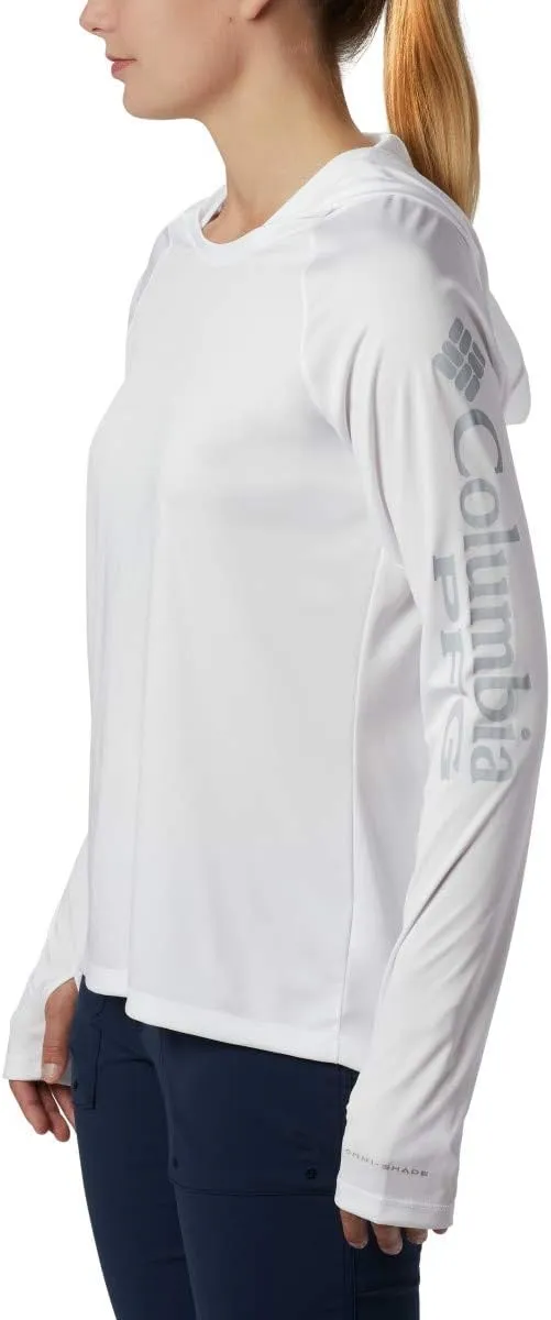 Columbia Women's PFG Tidal Tee Hoodie, UV Protection, Moisture-Wicking