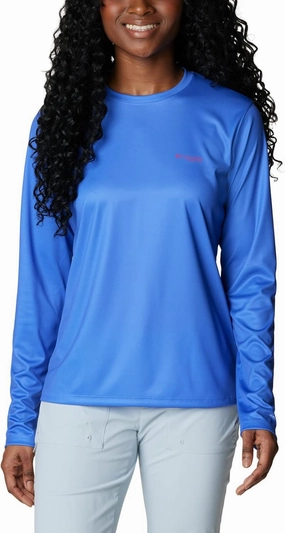 Columbia Boys' Tidal Tee PFG Fish Flag Long Sleeve
