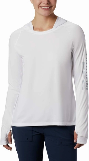 Columbia Women's PFG Tidal Tee Hoodie, UV Protection, Moisture-Wicking