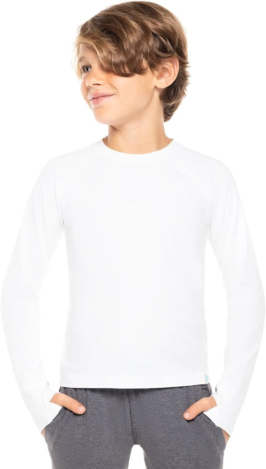 Coolibar UPF 50  Kid's LumaLeo Long Sleeve T-Shirt - Sun Protective
