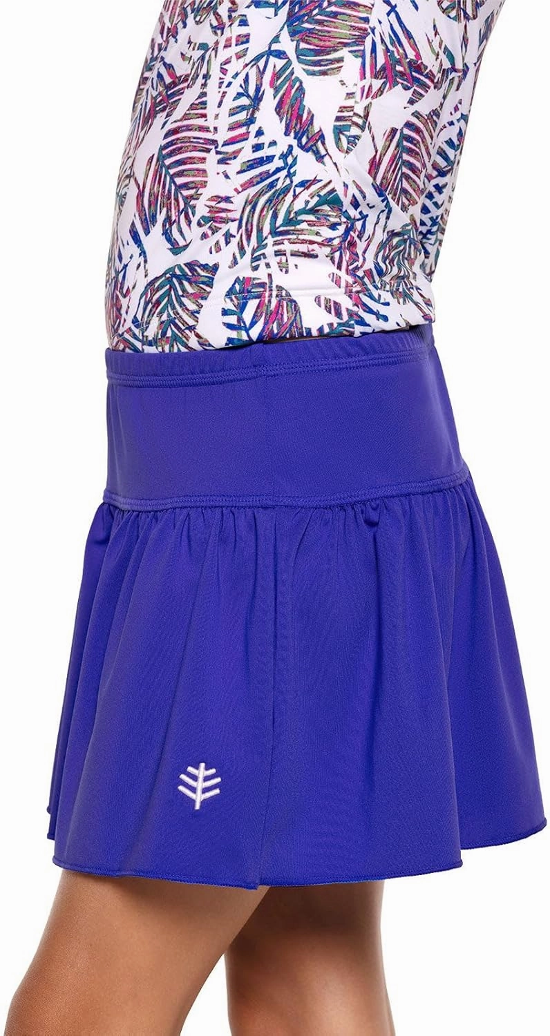 Coolibar UPF 50  Girls' Wavecatcher Swim Skirt - Sun Protective