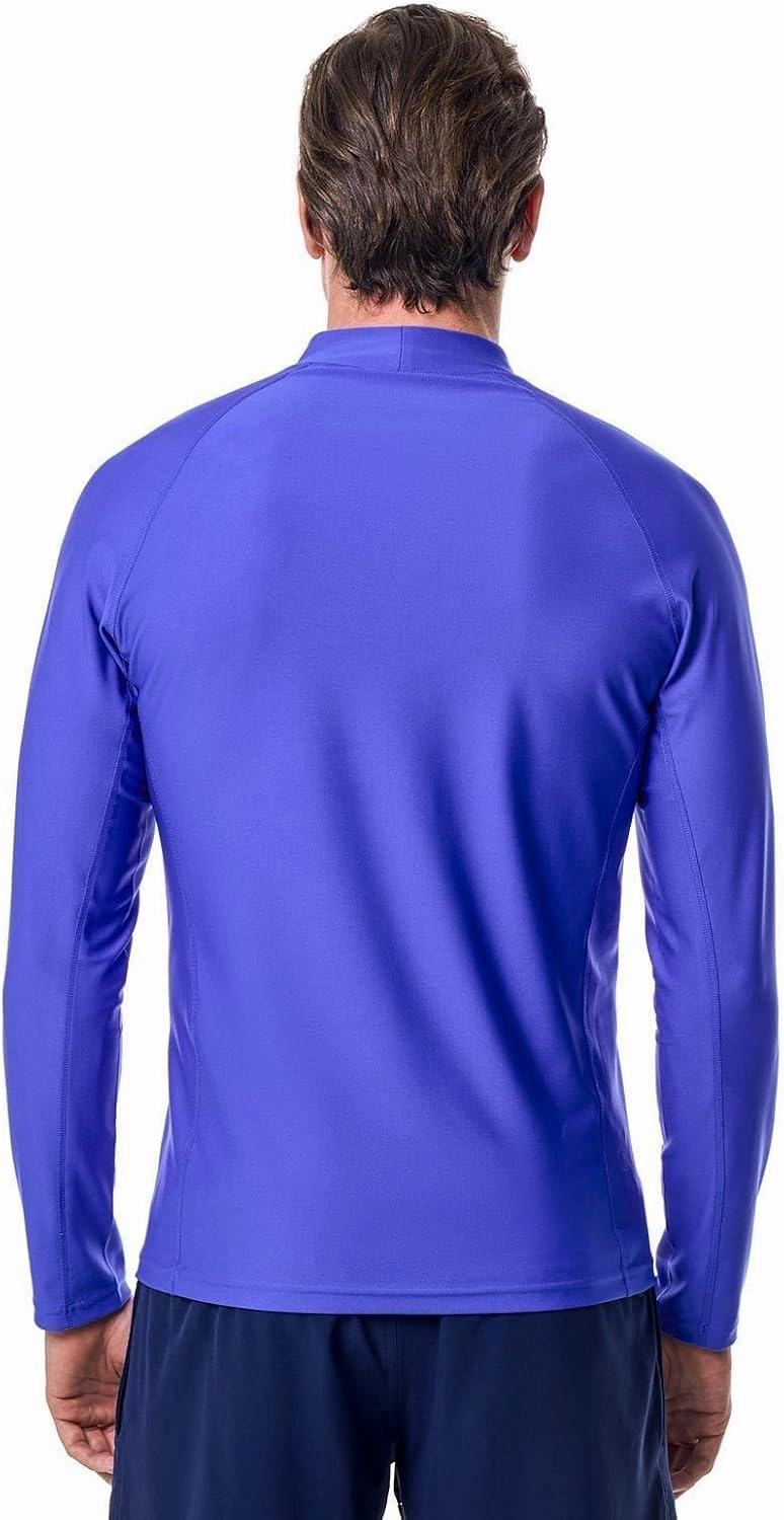 Coolibar UPF 50  Men's Tulum Long Sleeve Surf Rash Guard - Sun Protective