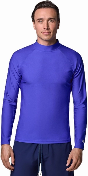 Coolibar UPF 50  Men's Tulum Long Sleeve Surf Rash Guard - Sun Protective