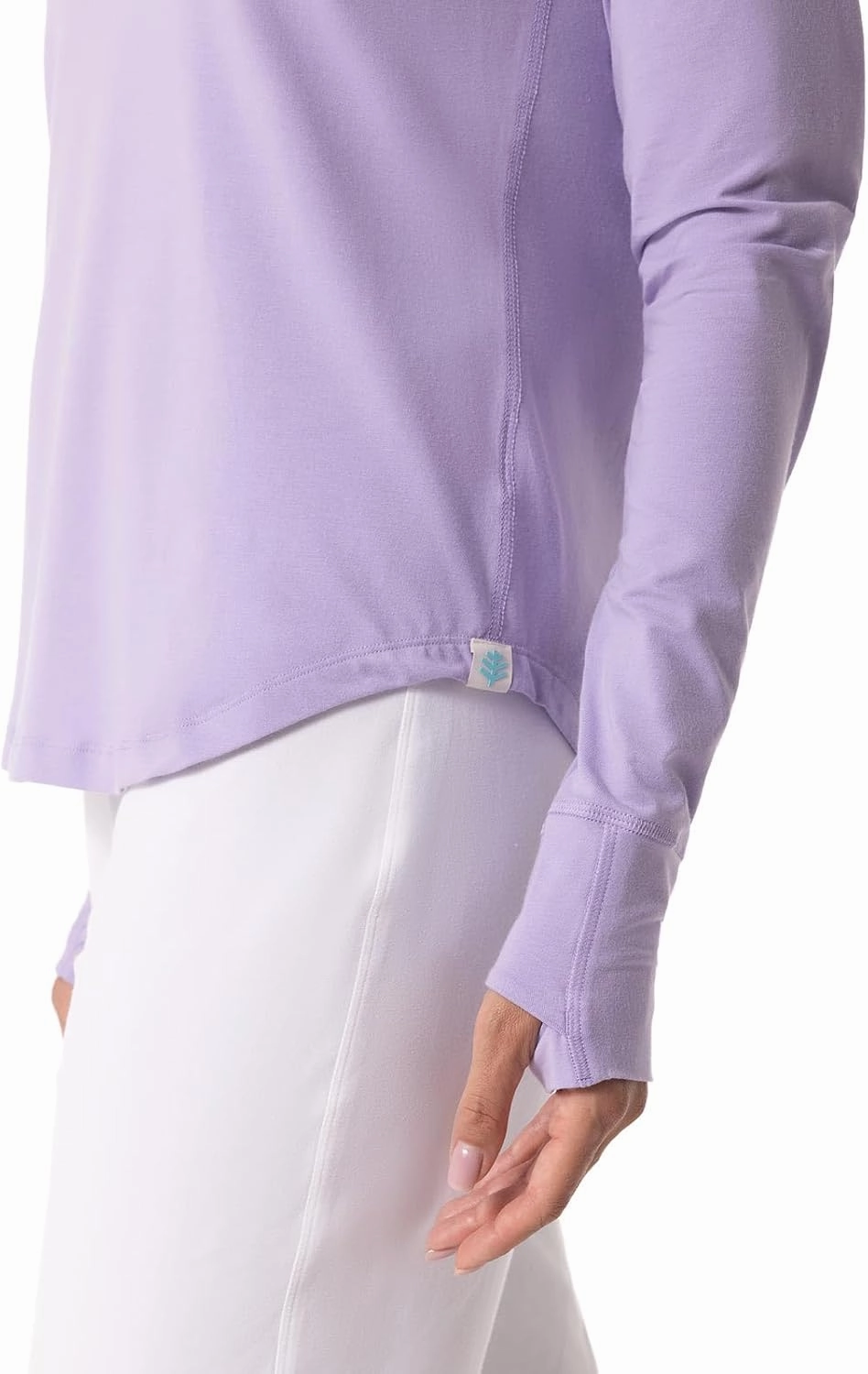 Coolibar UPF 50  Women's LumaLeo Long Sleeve T-Shirt - Sun Protective