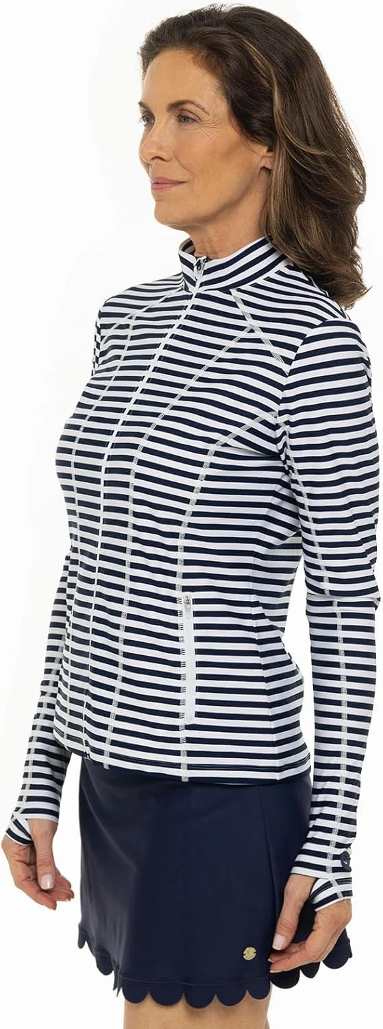 Coolibar UPF 50  Women's Malawi Swim Jacket - Sun Protective