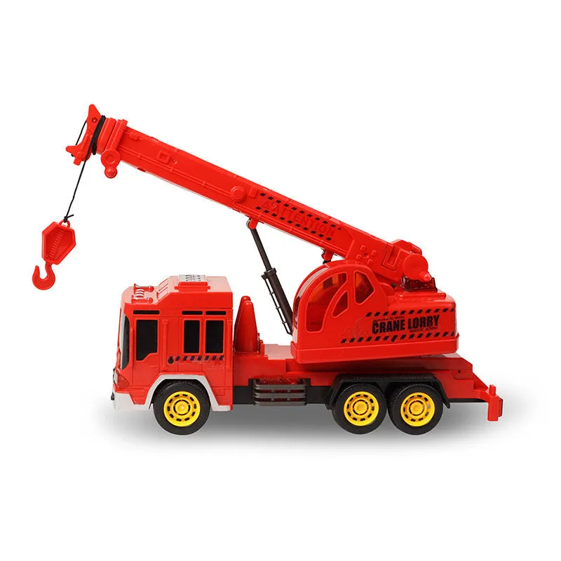 Crane Lorry | Friction-powered Toy | Push & go Toy | Pull-Push Vehicle | Construction Toy for Kids | Toy Truck | Engineering Toy | Pull Along | Easy Play | For Kids age 3  years