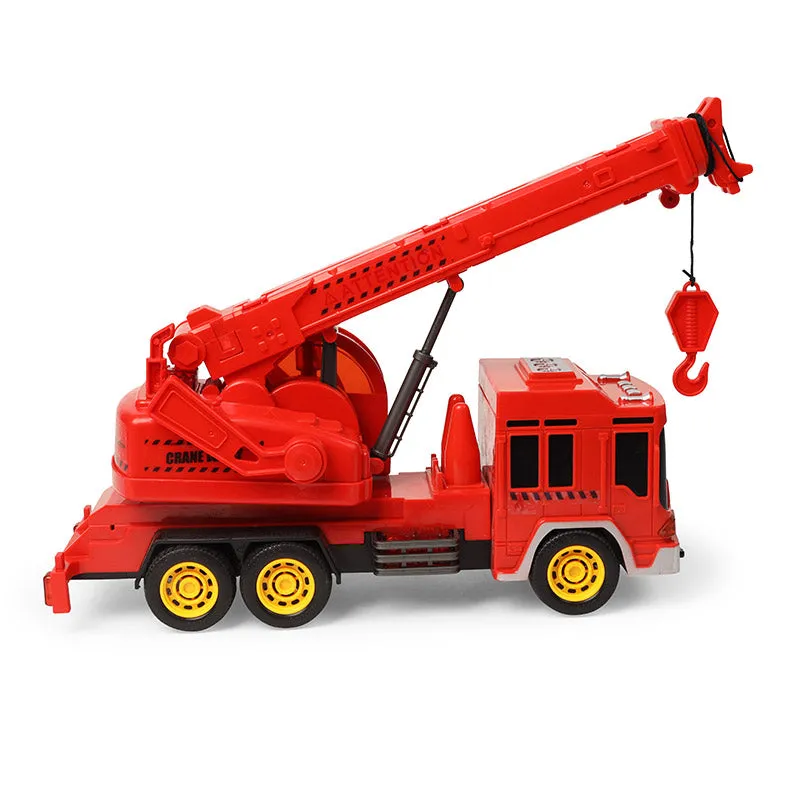 Crane Lorry | Friction-powered Toy | Push & go Toy | Pull-Push Vehicle | Construction Toy for Kids | Toy Truck | Engineering Toy | Pull Along | Easy Play | For Kids age 3  years