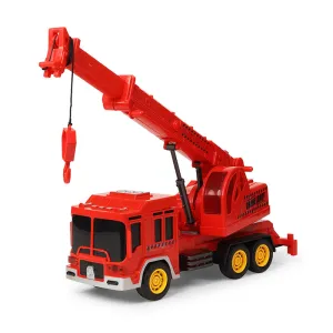 Crane Lorry | Friction-powered Toy | Push & go Toy | Pull-Push Vehicle | Construction Toy for Kids | Toy Truck | Engineering Toy | Pull Along | Easy Play | For Kids age 3  years