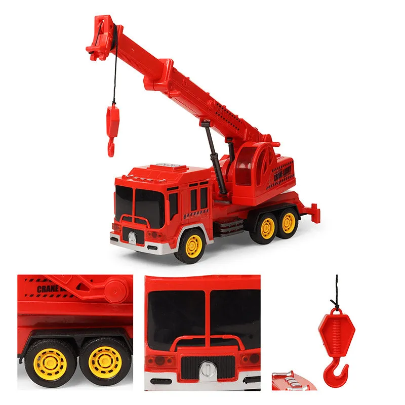 Crane Lorry | Friction-powered Toy | Push & go Toy | Pull-Push Vehicle | Construction Toy for Kids | Toy Truck | Engineering Toy | Pull Along | Easy Play | For Kids age 3  years