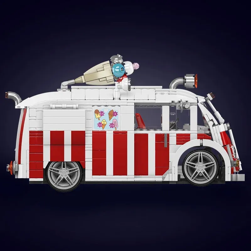 Creator Expert Tech MOC Ice Cream Truck Bricks Toy 10039