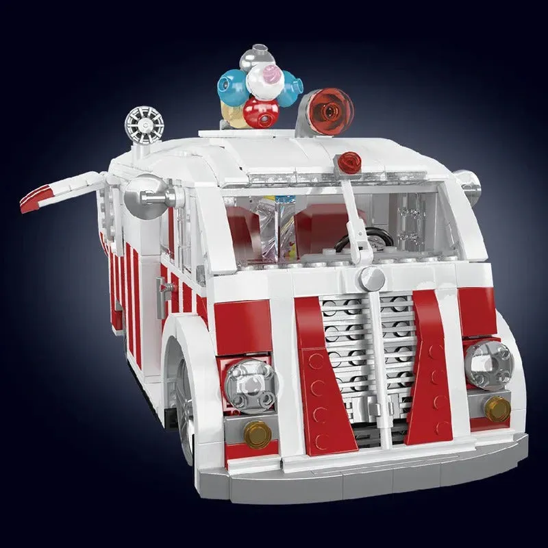 Creator Expert Tech MOC Ice Cream Truck Bricks Toy 10039