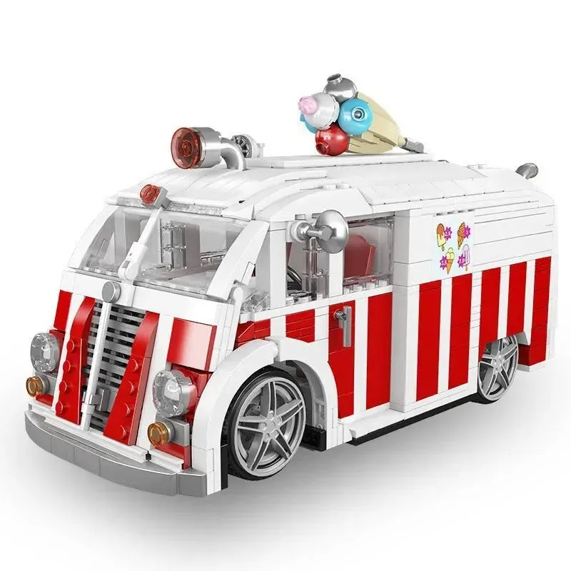 Creator Expert Tech MOC Ice Cream Truck Bricks Toy 10039