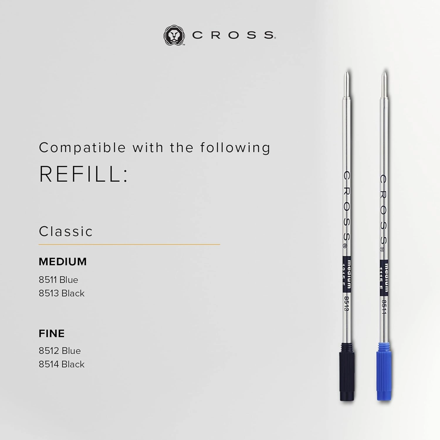 Cross Classic Century Refillable Ballpoint Pen Presented in a Luxury Gift Box - Medium Point, Black Ink, Medalist