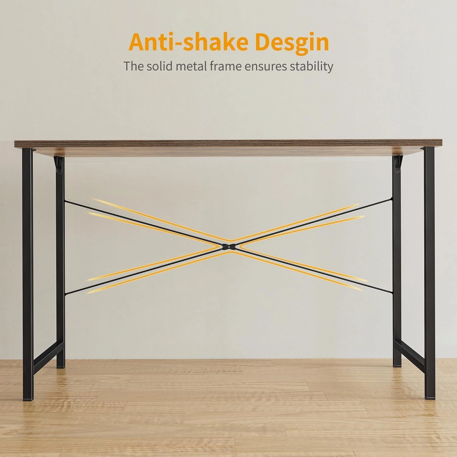 CubiCubi Computer Desk, 32 inch Home Office Small Desk, Modern Simple Style PC Table for Home, Office, Study, Writing, Vintage Brown