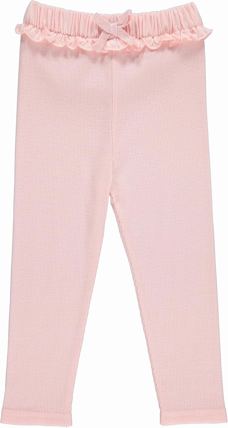 Cudlie 5-Pack Baby/Toddler Girls Joggers - Lounge Pants, Active Sweatpants Sweats - Fashion Joggers for Girls