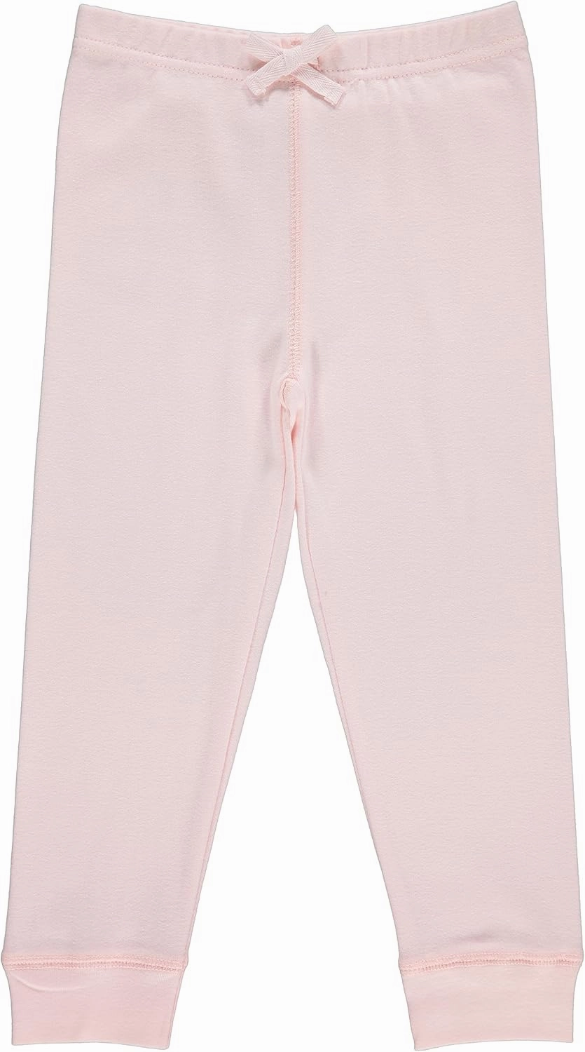 Cudlie 5-Pack Baby/Toddler Girls Joggers - Lounge Pants, Active Sweatpants Sweats - Fashion Joggers for Girls