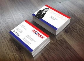 Custom Remax Real Estate business cards - 16pt Card Stock - Real Printing - 3.5" x 2" (Qty: 500)
