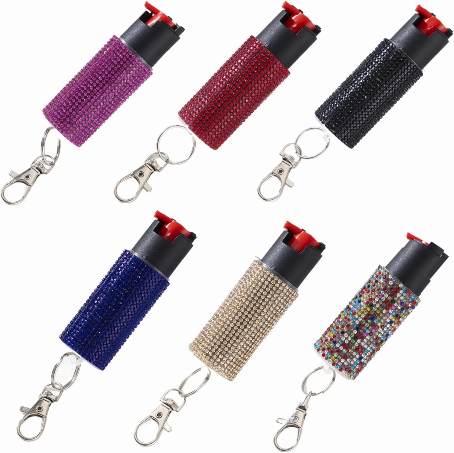 Cute Pepper Spray Maximum Strength Self Defense Keychain for Women