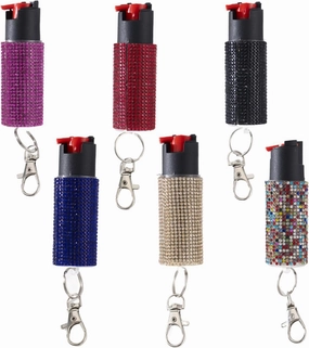 Cute Pepper Spray Maximum Strength Self Defense Keychain for Women