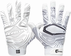 Cutters Football Gloves - Game Day Football Receiver Gloves with High Tack Silicone Grip, Superior Support and Protection, Adult & Youth