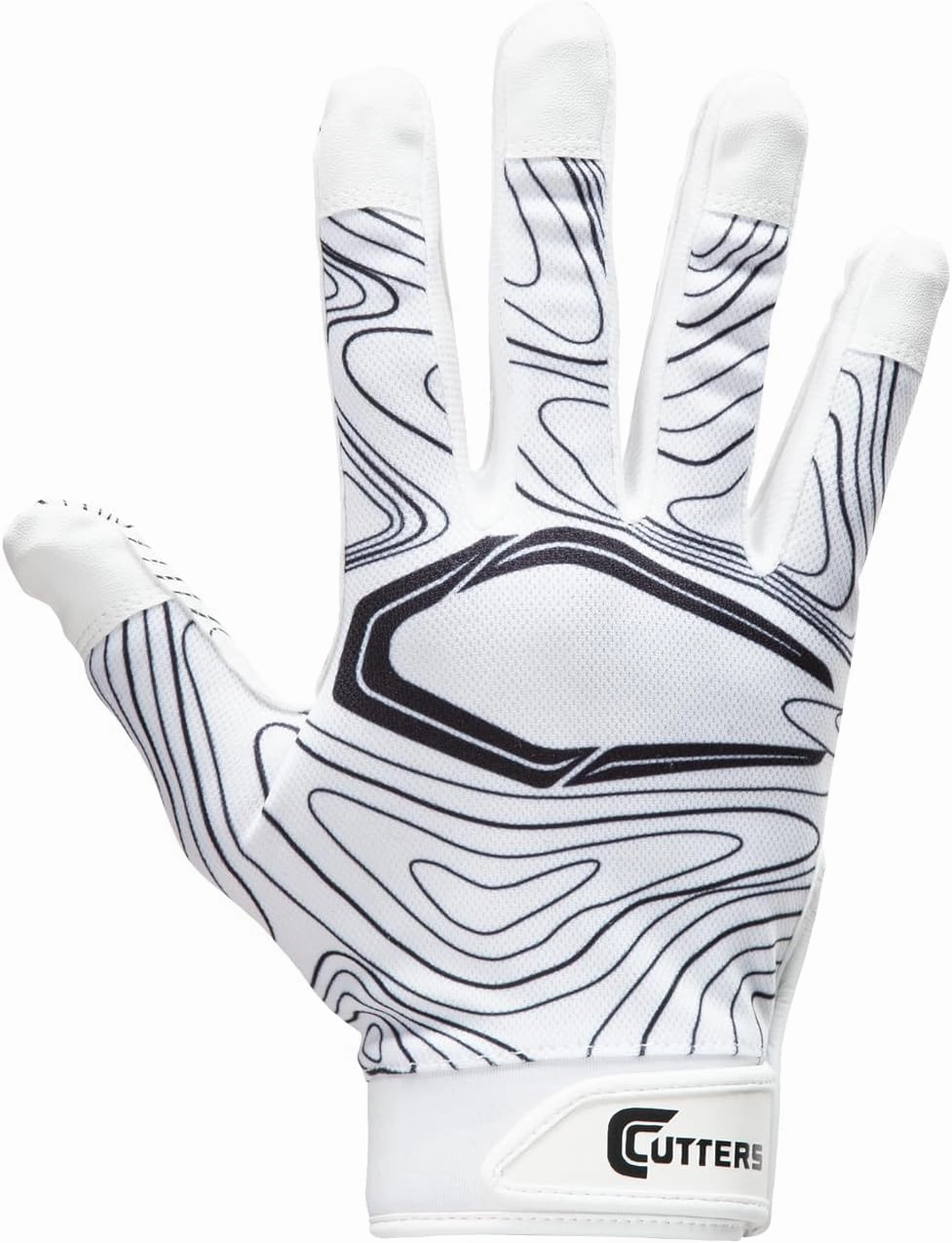 Cutters Football Gloves - Game Day Football Receiver Gloves with High Tack Silicone Grip, Superior Support and Protection, Adult & Youth