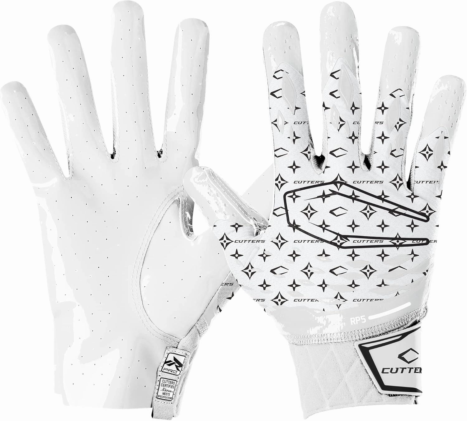 CUTTERS Limited Edition Football Gloves - Rev Pro 5.0 - Ultra Grip No Slip Wide Receiver (1 Pair)