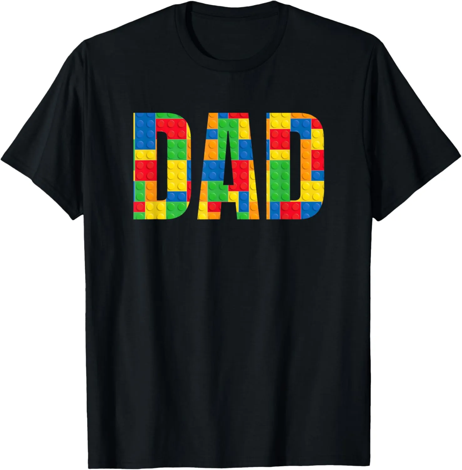 Dad Parent Brick Master Builder Building Blocks Set Family T-Shirt