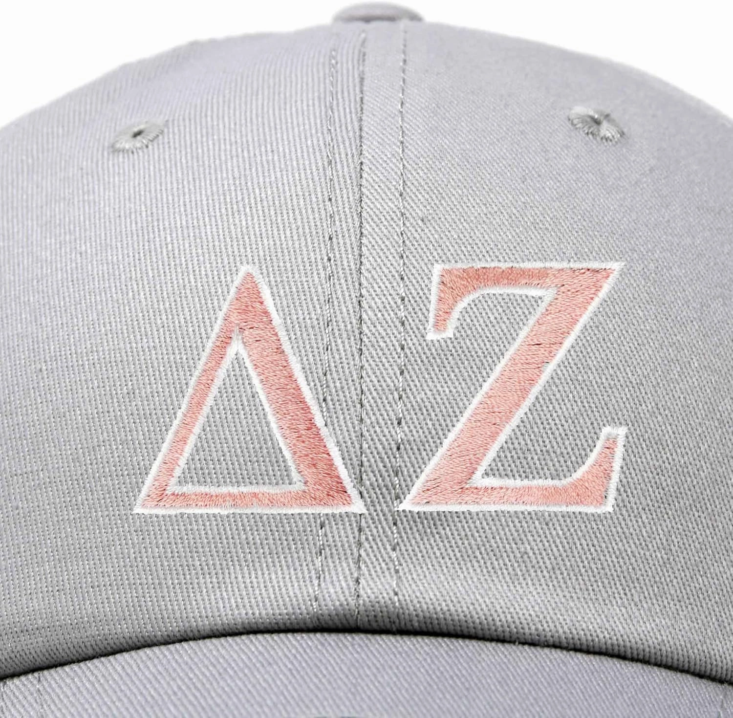 DALIX Delta Zeta Sorority Hat Womens Greek Letters Embroidered Baseball Cap