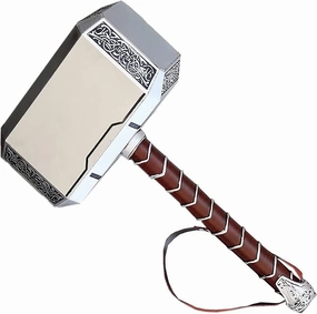 damdos Halloween Prop Cosplay Hammer, PU Foam Hammer Axe Cosplay Lapp Role Play Birthdays Gifts (Hammer 2)