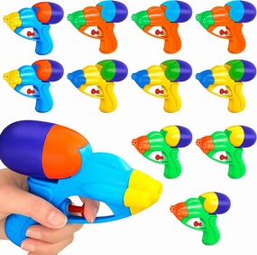 Deekin 24 Pieces Mini Water Gun Colorful Squirt Toys Small Squirt Guns Water Pistol Water Shooter Fighting Toy for Boys and Girls Summer Swimming Pool Beach Pool Party Outdoor Party, 4 Colors