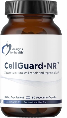 Designs for Health CellGuard-NR - NAD  Supplement - Nicotinamide Riboside Chloride with Resveratrol   Pterostilbene to Support Cellular Repair & Healthy Aging (60 Vegan Capsules)