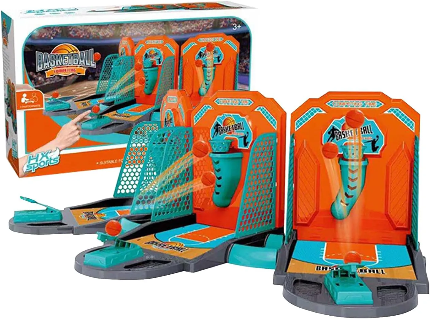 Desk Basketball Hoop | 12.2x3.54x7.48 inches Basketball Desktop Toy Set | Desktop Game Set, Finger Toy Set, Portable Desk Games for Boys Girls