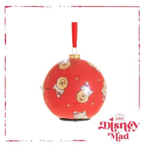 Disney LED Flashing Winnie Pattern Bauble