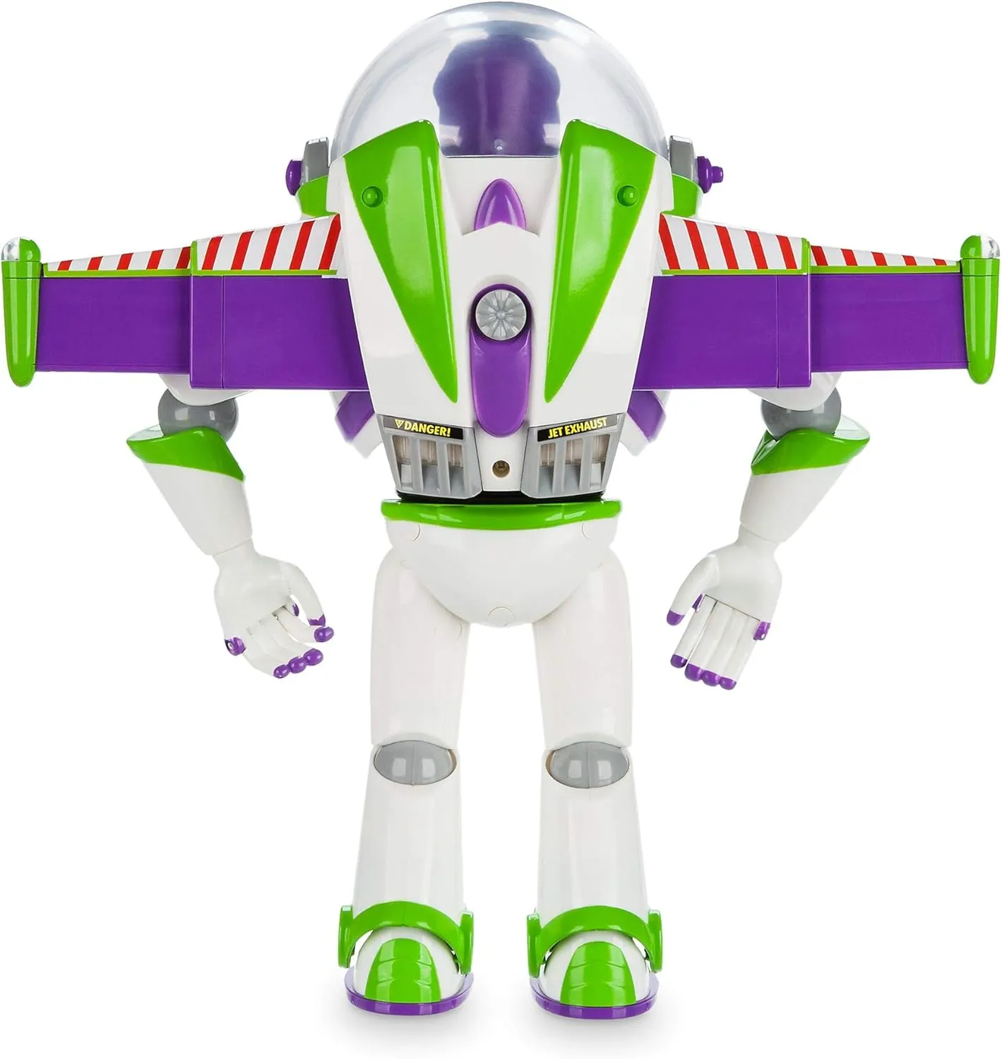 Disney Store Official Buzz Lightyear Interactive Talking Action Figure from Toy Story, Features 10  English Phrases, Interacts with Other Figures and Toys