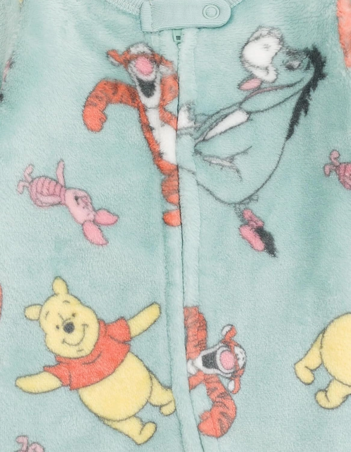 Disney Mickey Mouse Minnie Winnie the Pooh Baby 2 Pack Zip Up Sleep N' Plays Newborn to Infant Sizes (Newborn - 24 Months)