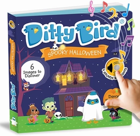 Ditty Bird Musical Books for Toddlers | Spooky Halloween Sound Board Books for Toddlers 1-3 | Interactive Toddler Books with Sounds | Sturdy Baby Sound Book