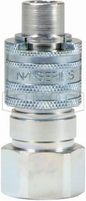 Dixon Valve N4F6, N-Series Interchange Female Steel Plug (Pack of 13 pcs)