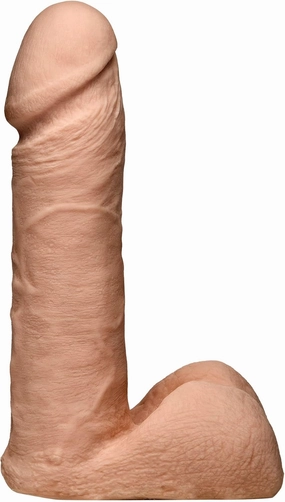 Doc Johnson Vac-U-Lock - The Realistic Dildo - 6 Inch ULTRASKYN - F-Machine and Vac-U-Lock Harness Compatible - for Adults Only, Vanilla