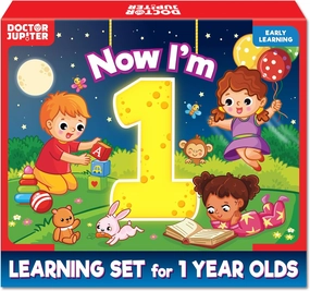 Doctor Jupiter Now I AM 1 | Educational Learning Toy for 1 Year Olds | Birthday Gift Ideas for Boys & Girls Ages 1  | Preschool Learning Activities