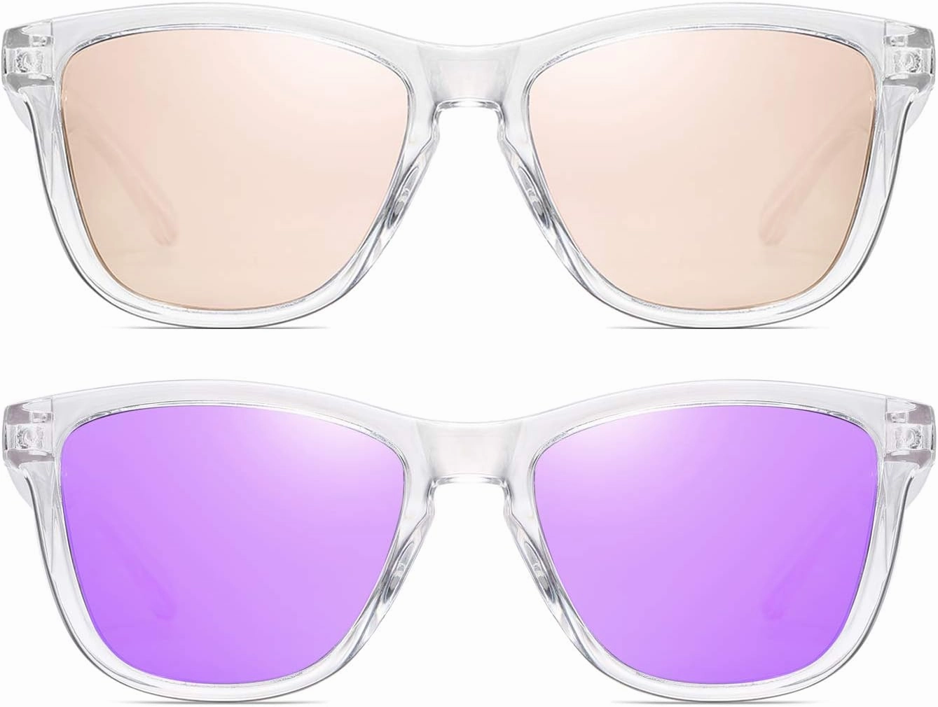 Dollger Polarized Sunglasses for Men Women Retro Classic UV400 Protection Sunglasses