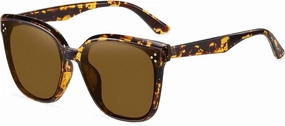 Dollger Retro Oversized Square Sunglasses for Women Trendy Classic Style Sun Glasses UV400 Protection