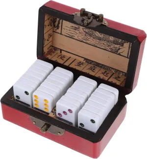 Domino Game Set Box Jumbo Dominos Boys and Girls Interaction Toy Storage Box Style