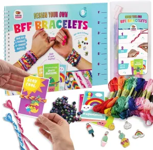 DOODLE HOG Friendship Bracelet Making Kit for Girls 8-12 with Alphabet Beads, String & Charms, 8-12 Year Old Girl Gifts, Friendship Bracelet Kit