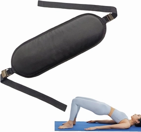 Dumbbell Strap for Hip Thrust - Glute Bridge Weight Belt,Slip-Resistant Non-Slip Attachment Padding Strap for Leg Strengthening Glute Exercise Training Gym Pull-up Workout Rehabilitation