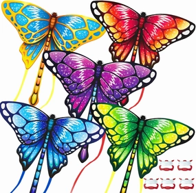 Easy to Fly Kites for Kids & Adults, Butterfly Kites with String & Hand for Beach,Outdoor Toys Birthday Gifts for Boys Girls Ages 4 5 6 7 8-12 Years Old