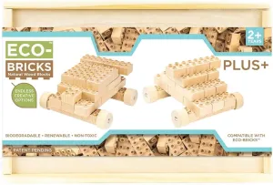 Eco-Bricks Plus Blocks for Ages 4 & up - 20, 42 Pieces Kids Building Blocks – Customizable Building Toys