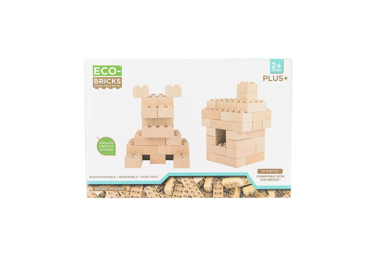 Eco-bricks‚Ñ¢ Plus  Natural Education 38pcs